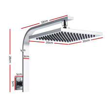 Load image into Gallery viewer, Cefito WElS 8&#39;&#39; Rain Shower Head Set Square High Pressure Wall Arm DIY Chrome