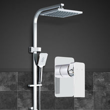 Load image into Gallery viewer, Cefito WELS 8&#39;&#39; Rain Shower Head Mixer Square Handheld High Pressure Wall Chrome