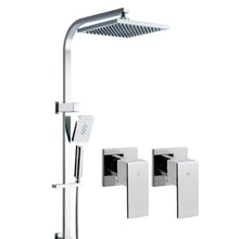Load image into Gallery viewer, Cefito WELS 8&#39;&#39; Rain Shower Head Taps Square Handheld High Pressure Wall Chrome