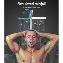 Load image into Gallery viewer, Cefito WELS 8&#39;&#39; Rain Shower Head Taps Square Handheld High Pressure Wall Chrome