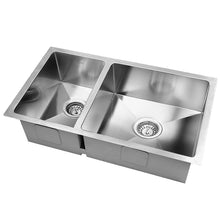 Load image into Gallery viewer, Cefito 71cm x 45cm Stainless Steel Kitchen Sink Under/Top/Flush Mount Silver