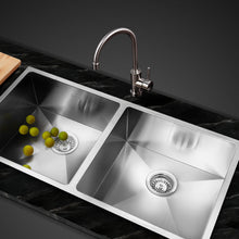 Load image into Gallery viewer, Cefito 86.5cm x 44cm Stainless Steel Kitchen Sink Under/Top/Flush Mount Silver
