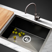 Load image into Gallery viewer, Cefito 30cm x 45cm Stainless Steel Kitchen Sink Under/Top/Flush Mount Black