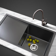 Load image into Gallery viewer, Cefito 75cm x 45cm Stainless Steel Kitchen Sink Under/Top/Flush Mount Black