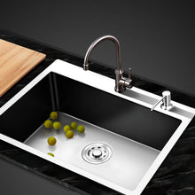 Load image into Gallery viewer, Cefito 60cm x 45cm Stainless Steel Kitchen Sink Flush/Drop-in Mount Silver