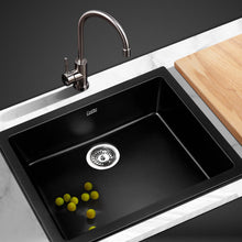 Load image into Gallery viewer, Cefito Stone Kitchen Sink 460X410MM Granite Under/Topmount Basin Bowl Laundry Black