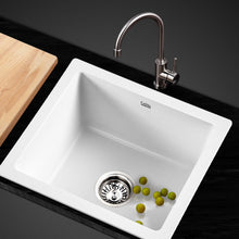 Load image into Gallery viewer, Cefito Stone Kitchen Sink 460X410MM Granite Under/Topmount Basin Bowl Laundry White
