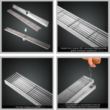 Load image into Gallery viewer, Cefito Bathroom 800mm Stainless Steel Shower Grate