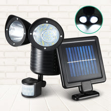 Load image into Gallery viewer, 2X 22 LED Solar Powered Dual Light Security Motion Sensor Flood Lamp Outdoor