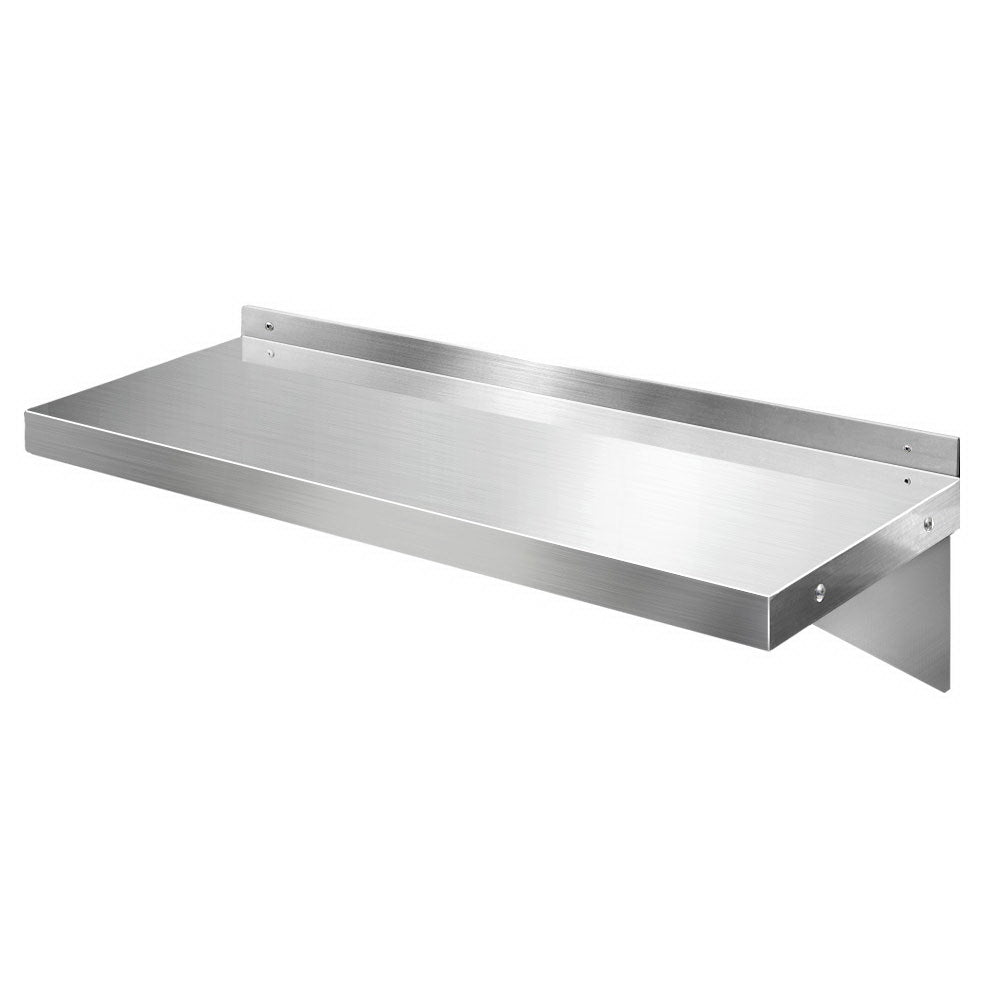 Cefito 900mm Stainless Steel Wall Shelf Kitchen Shelves Rack Mounted Display Shelving