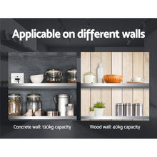 Load image into Gallery viewer, Cefito 900mm Stainless Steel Wall Shelf Kitchen Shelves Rack Mounted Display Shelving