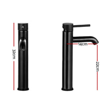 Load image into Gallery viewer, Cefito Basin Mixer Tap Faucet Black