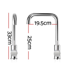 Load image into Gallery viewer, Cefito Mixer Kitchen Faucet Tap Swivel Spout WELS Silver