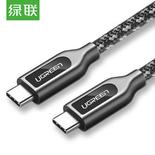 Load image into Gallery viewer, UGREEN Type C Male to Type C Male 3A Zinc alloy Data cable 1.5M (50225)