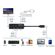 Load image into Gallery viewer, Simplecom DA305 USB 3.1 Type C to HDMI 4 in 1 Combo Hub (HDMI + USB3.0 + USB2.0 + Micro USB)