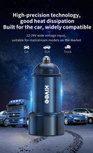 Load image into Gallery viewer, KIVEE UT202 car charger with Dual USB - 2.4 A Dark Blue