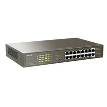 Load image into Gallery viewer, Tenda TEG1116P-16-150W 1000M and PoE 16-Port Gigabit Ethernet Switch with 16-Port PoE