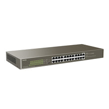 Load image into Gallery viewer, Tenda TEG1124P-24-250W 1000M and PoE 24-Port Gigabit Ethernet Switch with 24-Port PoE