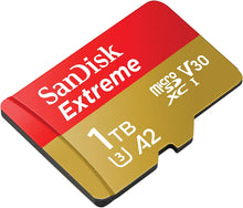 Load image into Gallery viewer, SanDisk 1TB Extreme microSDXC UHS-I Memory Card without Adapter - C10, U3, V30, 4K, A2, Micro SD - SDSQXA1-1T00-GN6MN