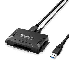 Load image into Gallery viewer, Simplecom SA492 USB 3.0 to 2.5&quot;, 3.5&quot;, 5.25&quot; SATA IDE Adapter with Power Supply