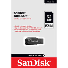Load image into Gallery viewer, SanDisk  32GB Ultra Shift  USB 3.0 Flash Drive SDCZ410-032G-G46