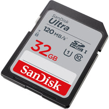Load image into Gallery viewer, SANDISK SDSDUN4-032G-GN6IN  SDHC Ultra UHS-I Class 10 , U1, 120mb/s read &amp;10mb/s write