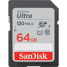 Load image into Gallery viewer, SANDISK SDSDUN4-064G-GN6IN  SDXC Ultra UHS-I Class 10 , U1, 120mb/s read &amp;10mb/s write