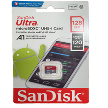 Load image into Gallery viewer, SANDISK SDSQUA4-128G-GN6MN Micro SDXC Ultra UHS-I Class 10 , A1, 120mb/s No adapter