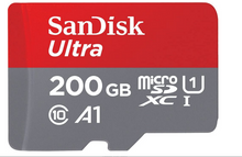 Load image into Gallery viewer, SANDISK SDSQUA4-200G-GN6MN Micro SDXC Ultra UHS-I Class 10 , A1, 120mb/s No adapter