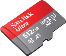 Load image into Gallery viewer, SANDISK SDSQUA4-512G-GN6MN Micro SDXC Ultra UHS-I Class 10 , A1, 120mb/s No adapter