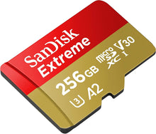 Load image into Gallery viewer, SANDISK SDSQXA1-256G-GN6MN  MicroXD  Extreme A2 V30 UHS-I/U3 160R/90W  NO SD ADAPTER