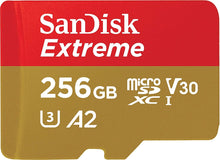 Load image into Gallery viewer, SANDISK SDSQXA1-256G-GN6MN  MicroXD  Extreme A2 V30 UHS-I/U3 160R/90W  NO SD ADAPTER