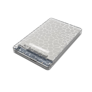 Simplecom SE101 Compact Tool-Free 2.5'' SATA to USB 3.0 HDD/SSD Enclosure Transparent Clear