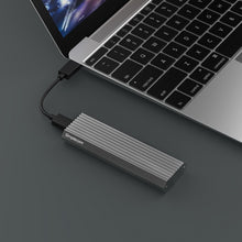 Load image into Gallery viewer, Simplecom SE513 NVMe PCIe (M Key) M.2 SSD to USB 3.1 Gen 2 Type C Enclosure 10Gbps Grey
