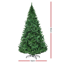 Load image into Gallery viewer, Jingle Jollys Christmas Tree 1.8M With 874 LED Lights Warm White Green