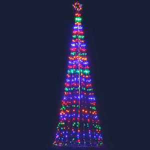 Jingle Jollys 5M LED Christmas Tree Optic Fiber Lights 750pc LED Multi Colour