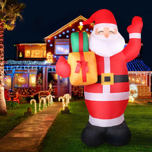 Load image into Gallery viewer, Jingle Jollys 2.4M Christmas Inflatables Santa Xmas Light Decor LED Airpower