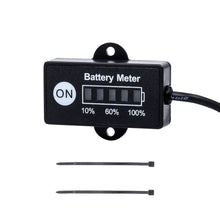 Load image into Gallery viewer, 12 Volt LED Dual Battery Monitor Fuel Gauge Meter Digital % Percentage Switch