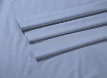Load image into Gallery viewer, Elan Linen 1200TC Organic Cotton Sky Blue Queen Bed Sheet Set