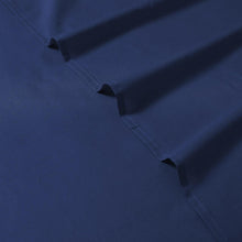 Load image into Gallery viewer, Elan Linen 1200TC Organic Cotton Single Sheet Sets Navy