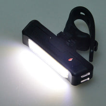 Load image into Gallery viewer, Set USB Rechargeable LED Bike Front Light headlight lamp Bar rear Tail Wide Beam